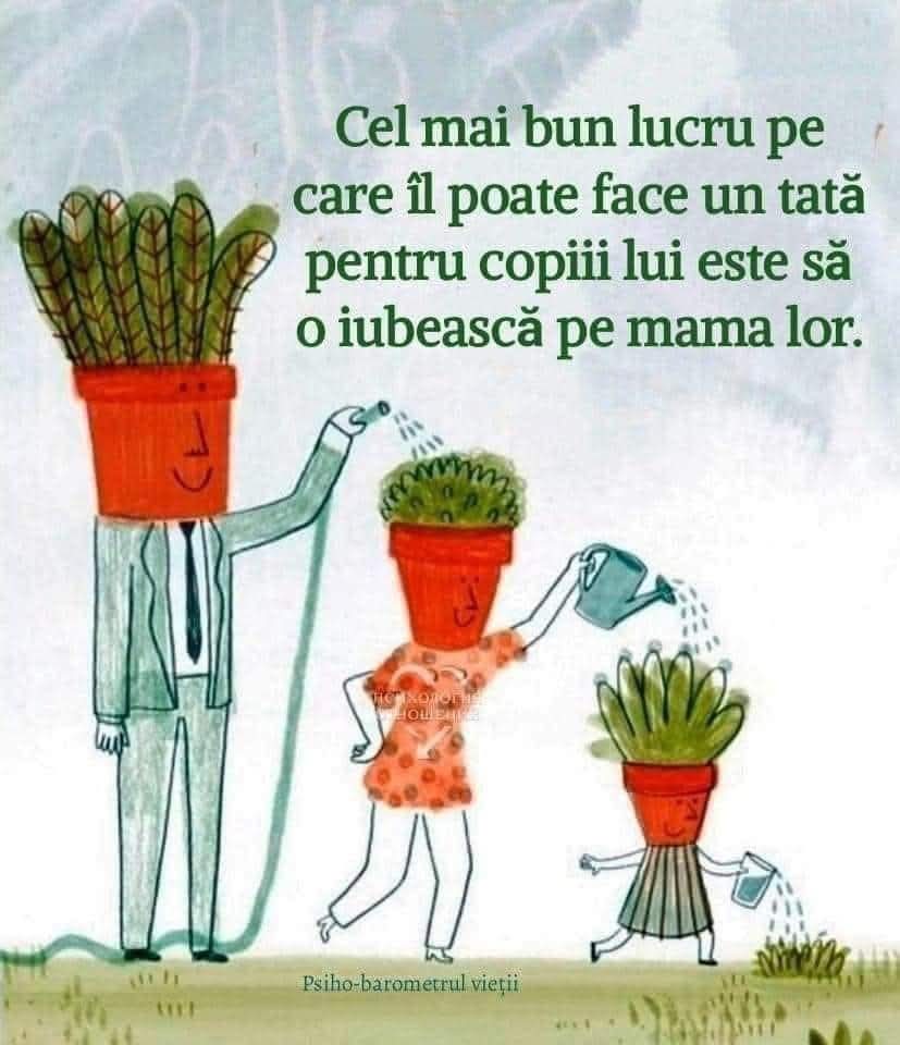 Cel mai mare dar pe care tata îl poate face copiilor lui este să o iubească pe mama lor!