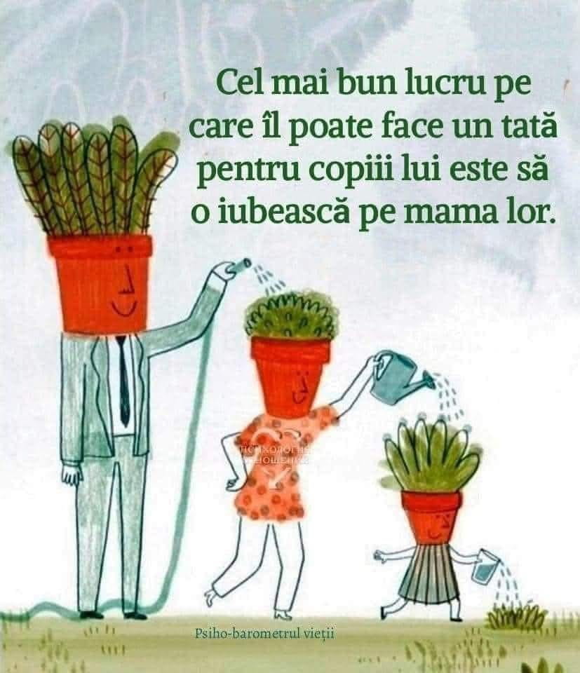 Cel mai mare dar pe care tata îl poate face copiilor lui este să o iubească pe mama lor!